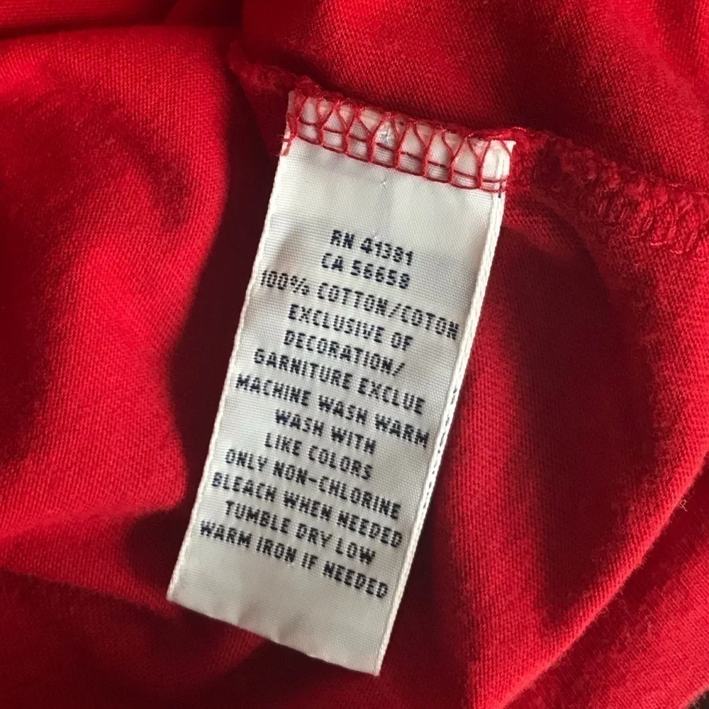 Polo Ralph Lauren Red Short Sleeve Crew Neck T-Shirt Tee